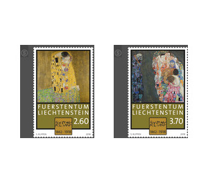 100. Todestag Gustav Klimt  - Liechtenstein 2018 Set