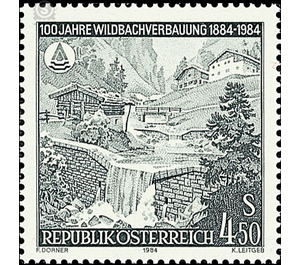 100 years  - Austria / II. Republic of Austria 1984 - 4.50 Shilling