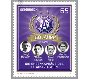 100 years  - Austria / II. Republic of Austria 2011 - 65 Euro Cent