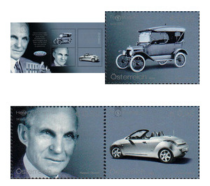 100 years Ford Cars  - Austria / II. Republic of Austria 2003 Set