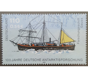 100 years German Antarctic research  - Germany / Federal Republic of Germany 2001 - 110 Pfennig