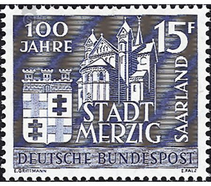 100 years - Germany / Saarland 1957 - 15 franc