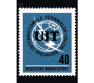 100 years International Telecommunication Union UIT  - Germany / Federal Republic of Germany 1965 - 40