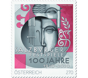 100 years of the Salzburg Festival - Austria 2020 - 27 Euro