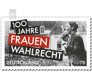 100 Years of Women's Suffrage  - Germany / Federal Republic of Germany 2019 - 70 Euro Cent