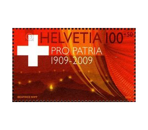 100 years Pro Patria  - Switzerland 2009 - 100 Rappen