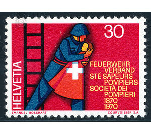 100 years  - Switzerland 1970 - 30 Rappen