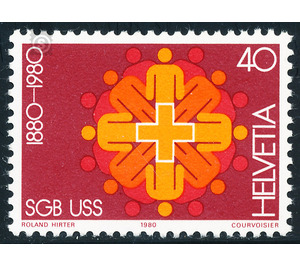 100 years  - Switzerland 1980 - 40 Rappen