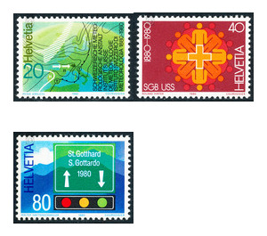 100 years  - Switzerland 1980 Set