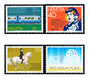 100 years  - Switzerland 1982 Set