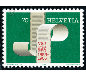 100 years  - Switzerland 1983 - 70 Rappen