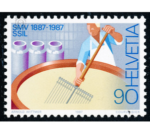 100 years  - Switzerland 1987 - 90 Rappen