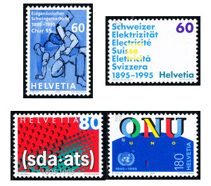 100 years  - Switzerland 1995 Set