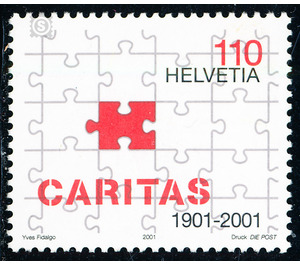 100 years  - Switzerland 2001 - 110 Rappen