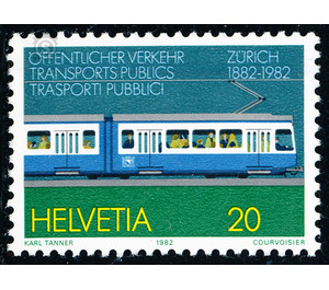 100 years tram  - Switzerland 1982 - 20 Rappen