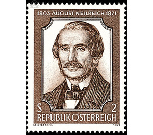 100th anniversary of death  - Austria / II. Republic of Austria 1971 - 2 Shilling