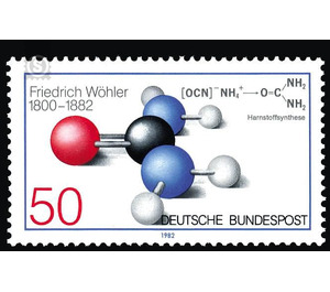 100th anniversary of death Friedrich Wöhler  - Germany / Federal Republic of Germany 1982 - 50 Pfennig