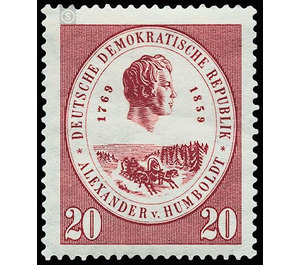 100th anniversary of death of Alexander von Humbold  - Germany / German Democratic Republic 1959 - 20 Pfennig