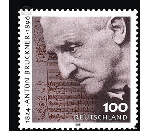 100th anniversary of death of Anton Bruckner  - Germany / Federal Republic of Germany 1996 - 100 Pfennig