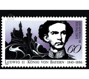 100th anniversary of death of King Ludwig II. from Bavaria  - Germany / Federal Republic of Germany 1986 - 60 Pfennig