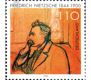 100th anniversary of death to Friedrich Nietzsche  - Germany / Federal Republic of Germany 2000 - 110 Pfennig
