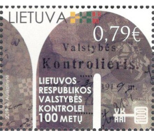 100th anniversary of Modern Lithuanian Institutions - Lithuania 2019 - 0.79