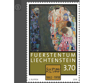 100th Anniversary of the Death of Gustav Klimt - Death and Life  - Liechtenstein 2018 - 370 Rappen