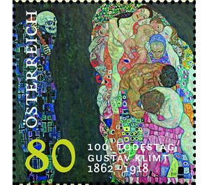 100th anniversary of the death of Klimt  - Austria / II. Republic of Austria 2018 - 80 Euro Cent