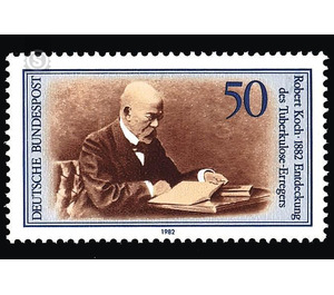 100th anniversary of the discovery of the tuberculosis pathogen by Robert Koch  - Germany / Federal Republic of Germany 1982 - 50 Pfennig