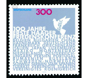 100th anniversary of the First Hague Peace Conference  - Germany / Federal Republic of Germany 1999 - 300 Pfennig