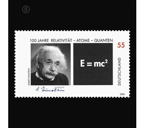 100th anniversary of the publication of Albert Einstein's special theory of relativity  - Germany / Federal Republic of Germany 2005 - 55 Euro Cent