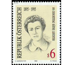 100th birthday  - Austria / II. Republic of Austria 1995 - 6 Shilling