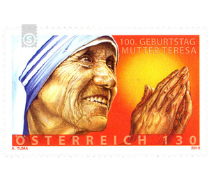 100th birthday  - Austria / II. Republic of Austria 2010 - 130 Euro Cent