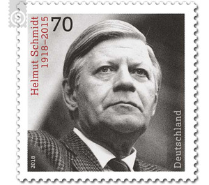 100th Birthday Helmut Schmidt  - Germany / Federal Republic of Germany 2018 - 70 Euro Cent