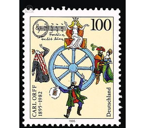 100th birthday of Carl Orff  - Germany / Federal Republic of Germany 1995 - 100 Pfennig