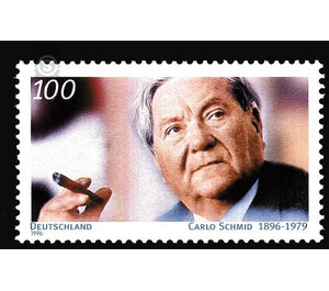 100th birthday of Carlo Schmidt  - Germany / Federal Republic of Germany 1996 - 100 Pfennig