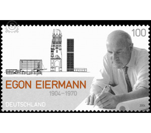 100th birthday of Egon Eiermann  - Germany / Federal Republic of Germany 2004 - 100 Euro Cent