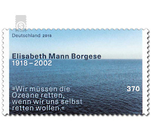 100th birthday of Elisabeth Mann Borgese  - Germany / Federal Republic of Germany 2018 - 370 Euro Cent