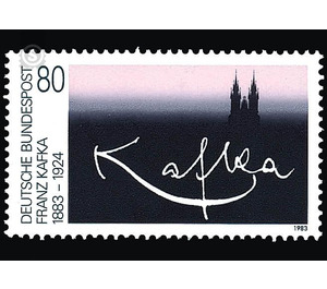 100th birthday of Franz Kafka  - Germany / Federal Republic of Germany 1983 - 80 Pfennig