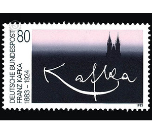 100th birthday of Franz Kafka  - Germany / Federal Republic of Germany 1983 - 80 Pfennig