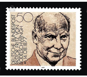 100th birthday of Friedrich von Bodelschwingh  - Germany / Federal Republic of Germany 1977 - 50 Pfennig