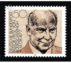 100th birthday of Friedrich von Bodelschwingh  - Germany / Federal Republic of Germany 1977 - 50 Pfennig