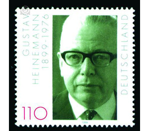 100th birthday of Gustav Heinemann  - Germany / Federal Republic of Germany 1999 - 110 Pfennig