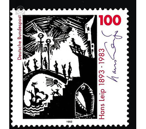 100th birthday of Hans Leib  - Germany / Federal Republic of Germany 1993 - 100 Pfennig