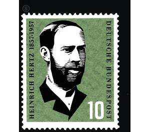 100th birthday of Heinrich Hertz  - Germany / Federal Republic of Germany 1957 - 10