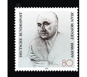 100th birthday of Jean Monnet  - Germany / Federal Republic of Germany 1988 - 80 Pfennig