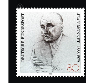 100th birthday of Jean Monnet  - Germany / Federal Republic of Germany 1988 - 80 Pfennig