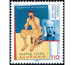 100th birthday of Manfred Hausmann  - Germany / Federal Republic of Germany 1998 - 110 Pfennig