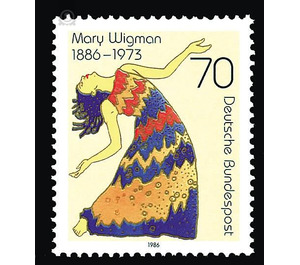 100th birthday of Mary Wigman  - Germany / Federal Republic of Germany 1986 - 70 Pfennig