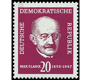 100th birthday of Max Planck  - Germany / German Democratic Republic 1958 - 20 Pfennig